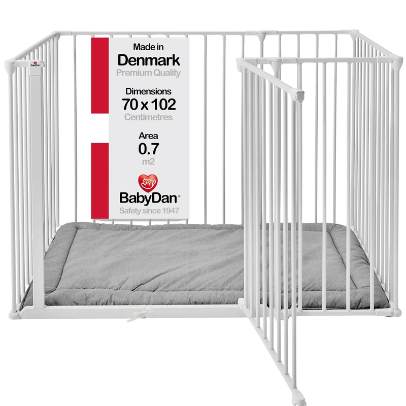 BabyDan Galten Square Park a Kid, White