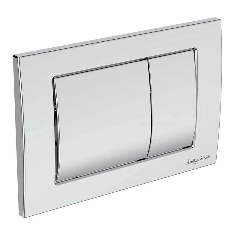 Ideal Standard S0858AA Septa Pro M1 Toilet Flush Plate, Chrome