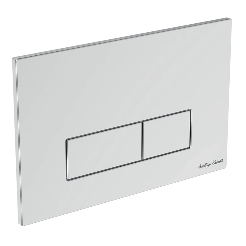 Ideal Standard S0767AA Oleas M2 Toilet Flush Plate, Chrome