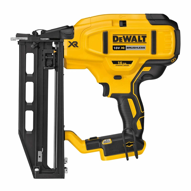 DeWALT DCN662NT-XJ Cordless Compressed Head Nailer, Electronic Nailer, Basic Version Without Batteries and Charger, 18 V
