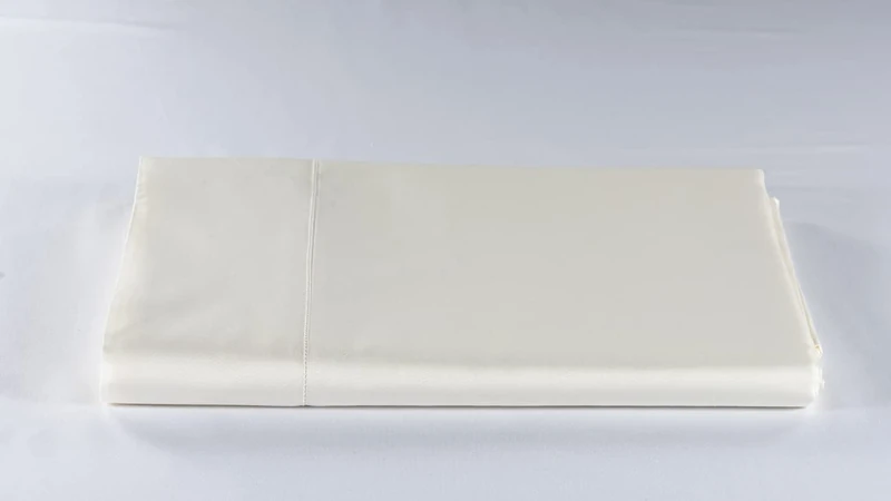 Lenzuolissimi Cotton Satin Fitted Sheet 80x200 cm - Ivory