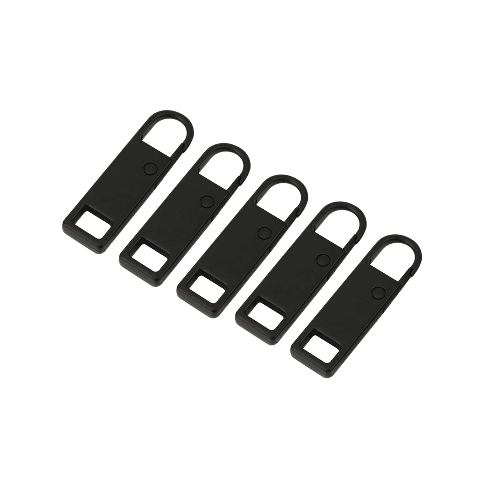 Father's Day Zipper Repair Kit - 5pcs Pull-Tab & Slider Tabs with Mirror Plating Handle for DIY Zip Repair