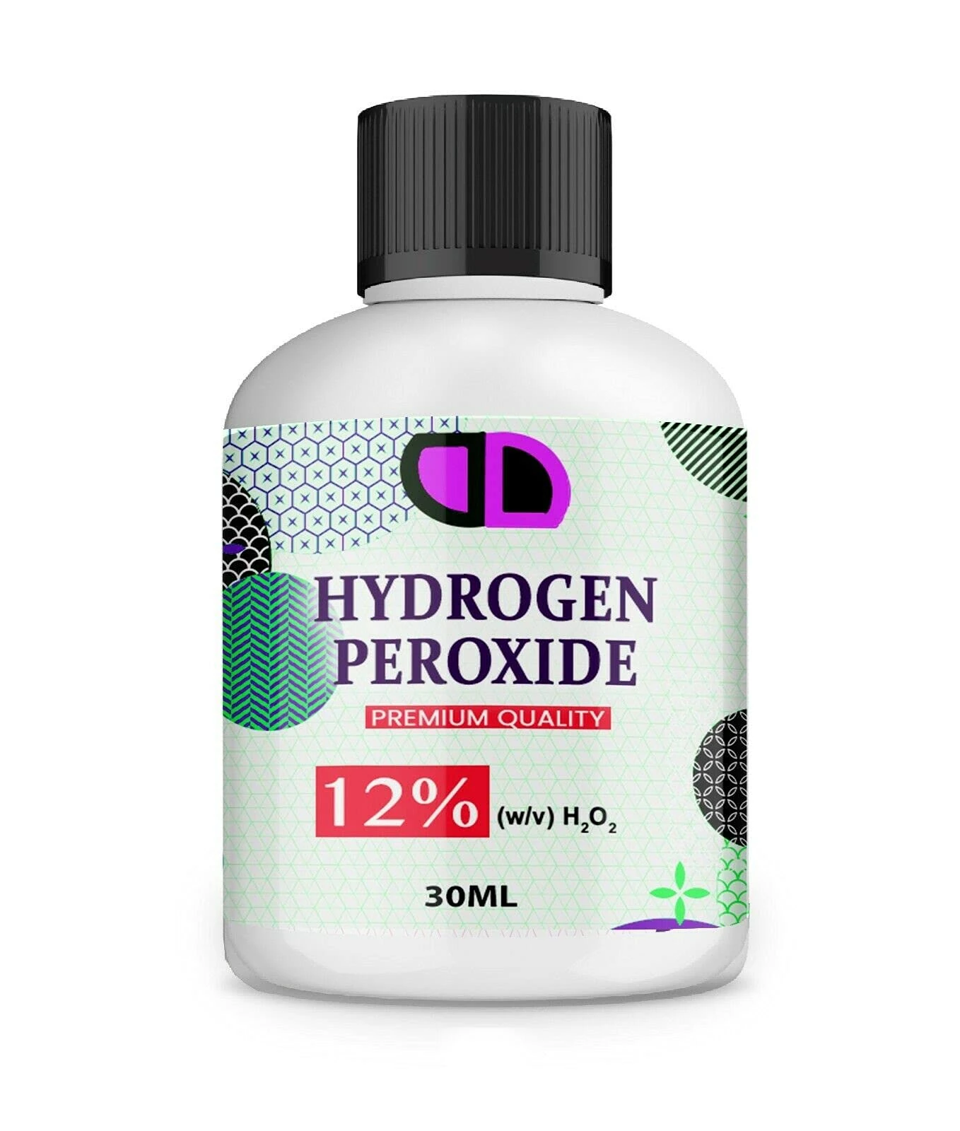 HYDROGEN PEROXIDE 12% Premium Quality VARIOUS SIZES SAME DAY DISPATCH UK MADE (30ML CAP)