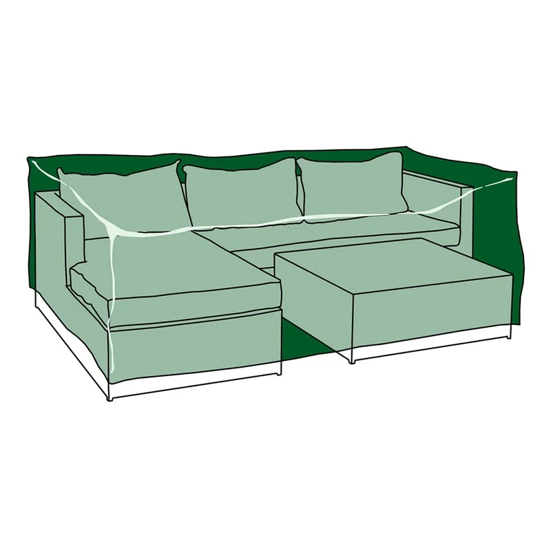 ALTADEX 74539 Protective Cover for Chaise Long and Table 300 x 200 x 80 cm Multi-Coloured - Image 1