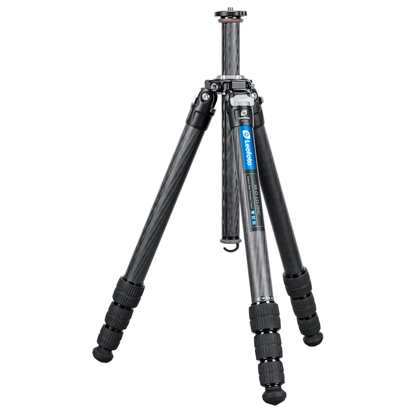 Leofoto - Mr O-serie - Carbon Tripod For Cameras - Load capacity of 12kg - Extendable Feet - Min. Height of 53 cm to a Max. Height of 159 cm - LO-284C Leveling centre column
