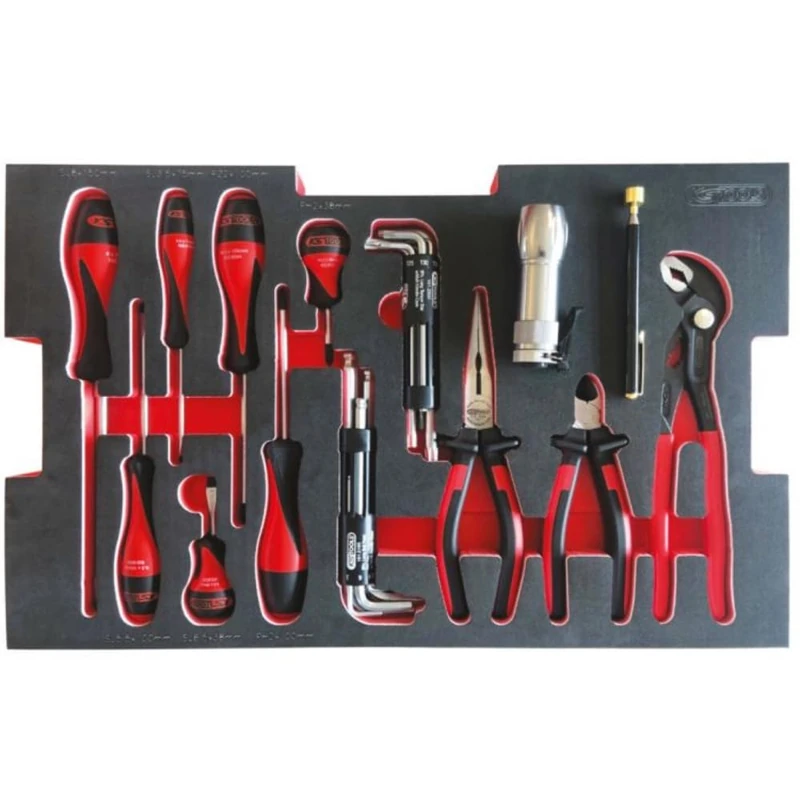 KS Tools, 716.0028, Screw Module and Clamp for SCM Transport Boxes, 28 Pieces, Weight: 2.2 kg