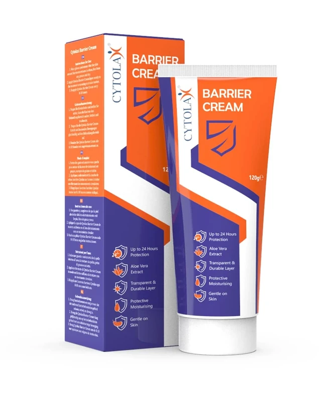 Cytolax Barrier Cream 120g | Transparent & Durable 24hour Protection | Prevents Skin Irritation & Sores | Improves Elasticity & Repairs Damaged Skin | with Shea Butter & Aloe Vera extracts - Image 1