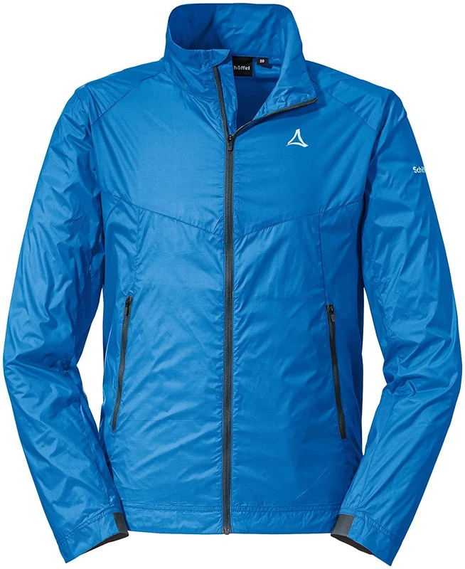 Schöffel Men's Bygstad Jacket M Lightweight and comfortable optimal fit, flexible outdoor trousers for women, Blue, 46 (EU)