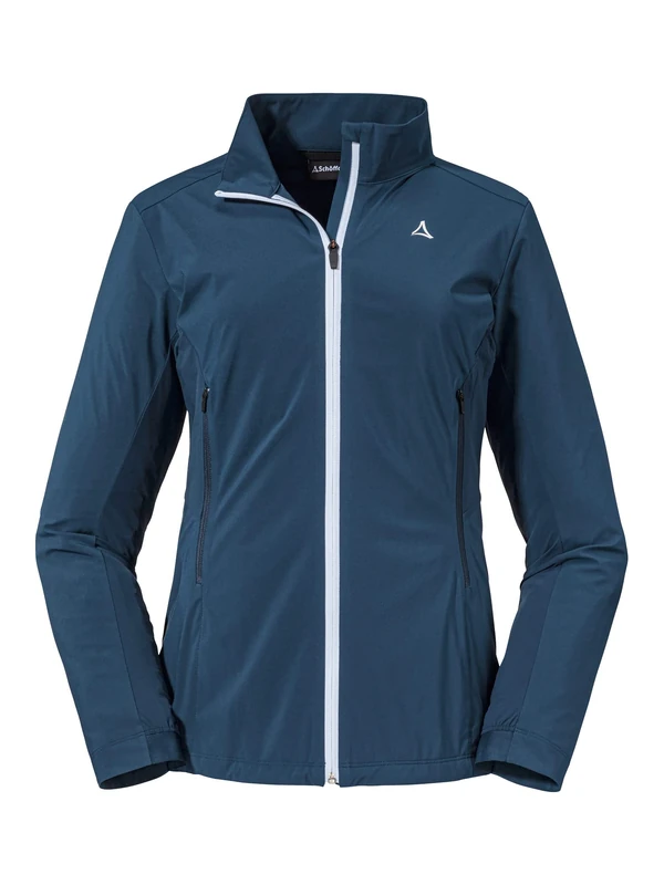 Schöffel Women's Avdalen Soft Shell L Sporty Hiking Made from Venturi with 4-Way Stretch, Water-Repellent, Lightweight Summer Jacket, Dress Blues, 36 (EU)