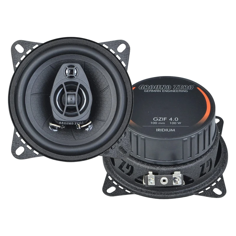 Ground Zero GZIF 4.0-10 cm 2-Way Speaker with 100 Watt (RMS: 60 Watt)