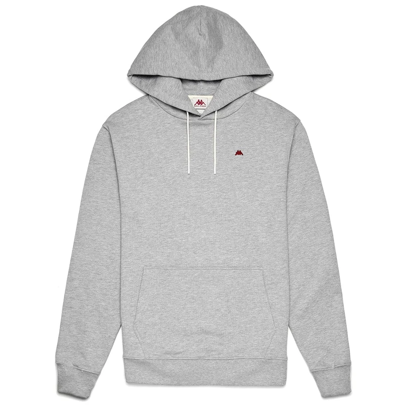 Kappa GRAMYS SWT HOODIE RDK SWEAT GIOVANI | UNISEX | SIZE XL | GREY LT MEL