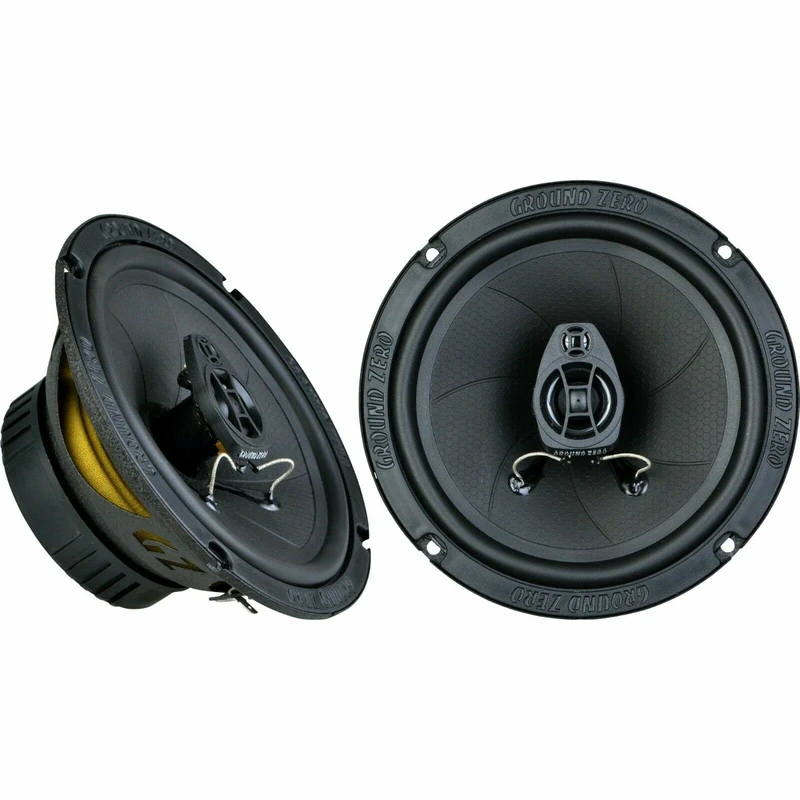 Ground Zero GZIF 2.5-6.5 inch 2-Way 120 Watt RMS: 80 Watt, Black sold in pairs - Image 1
