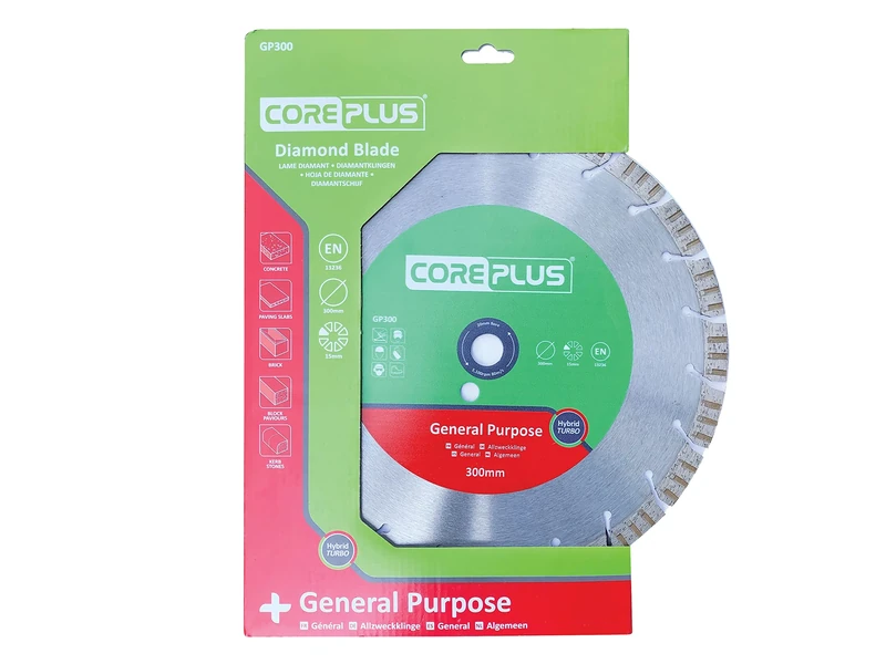 CorePlus General-Purpose Hybrid Turbo Diamond Blade 300mm x B20.0mm (12in)