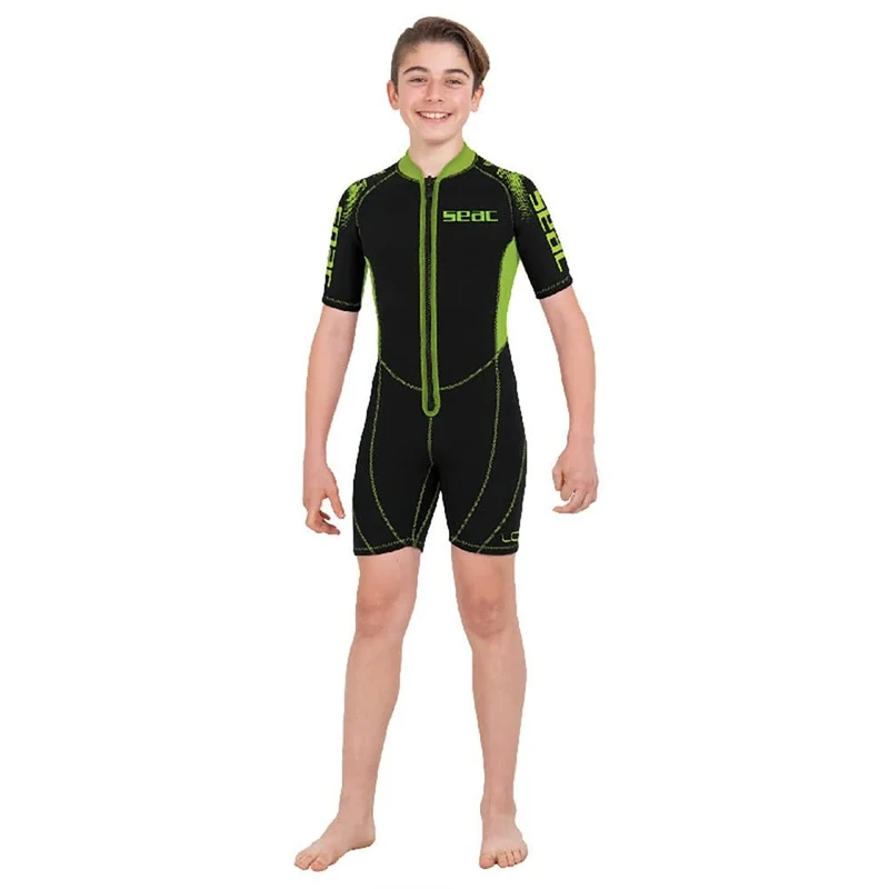 Seac Look Kid, Short Wetsuit for Snorkelling, Diving and Water Activities for Kids, 2.5 mm Neoprene