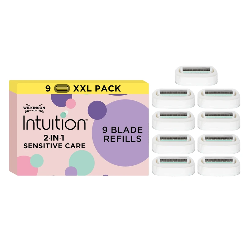 WILKINSON SWORD Intuition Sensitive Care Women's Value Pack Enriched with Aloe Vera & Vitamin E