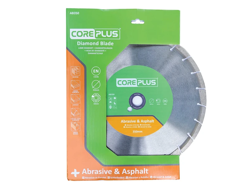 CorePlus Abrasive & Asphalt Diamond Blade 350mm x B25.4mm (14in)