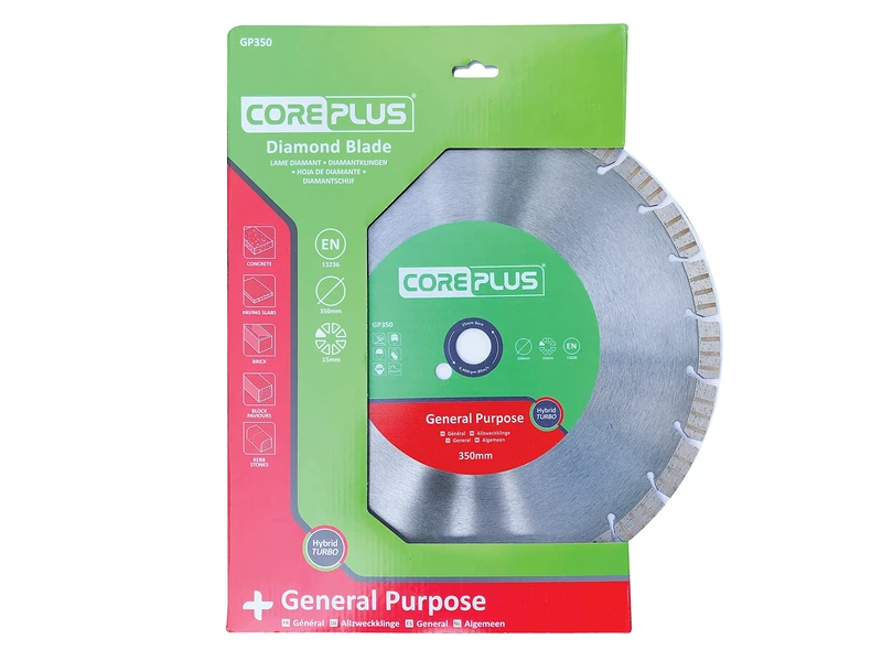 CorePlus General-Purpose Hybrid Turbo Diamond Blade 350mm x B25.4mm (14in)