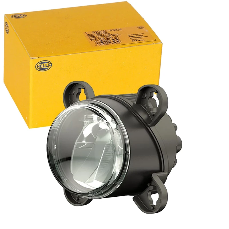 HELLA 1M0 015 050-111 LED-Headlight - 90mm Essential R80 - 24/12V - round - Fitting - Lens Colour: transparent - Left Front/Right Front