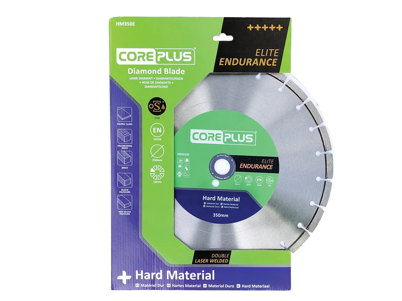CorePlus Elite Hard Material Turbo Diamond Blade 350mm x B25.4mm (14in)