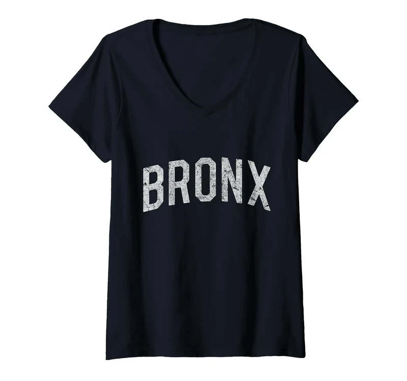Womens Bronx New York V-Neck T-Shirt