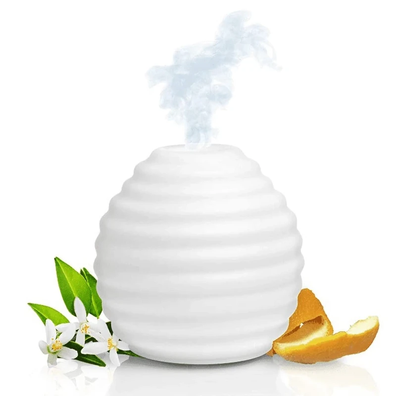 Puressentiel Ultrasonic Diffuser Humidifier Api - Ambient Light, Silent - Aromatherapy & Sensorial Wellbeing - Essential Oils - Last up to 6 Hours Clear