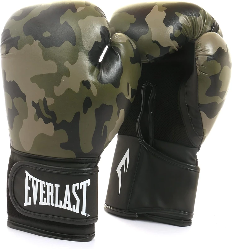Everlast Spark 10oz Boxing Gloves (Camo), Muay Thai, Men, Women