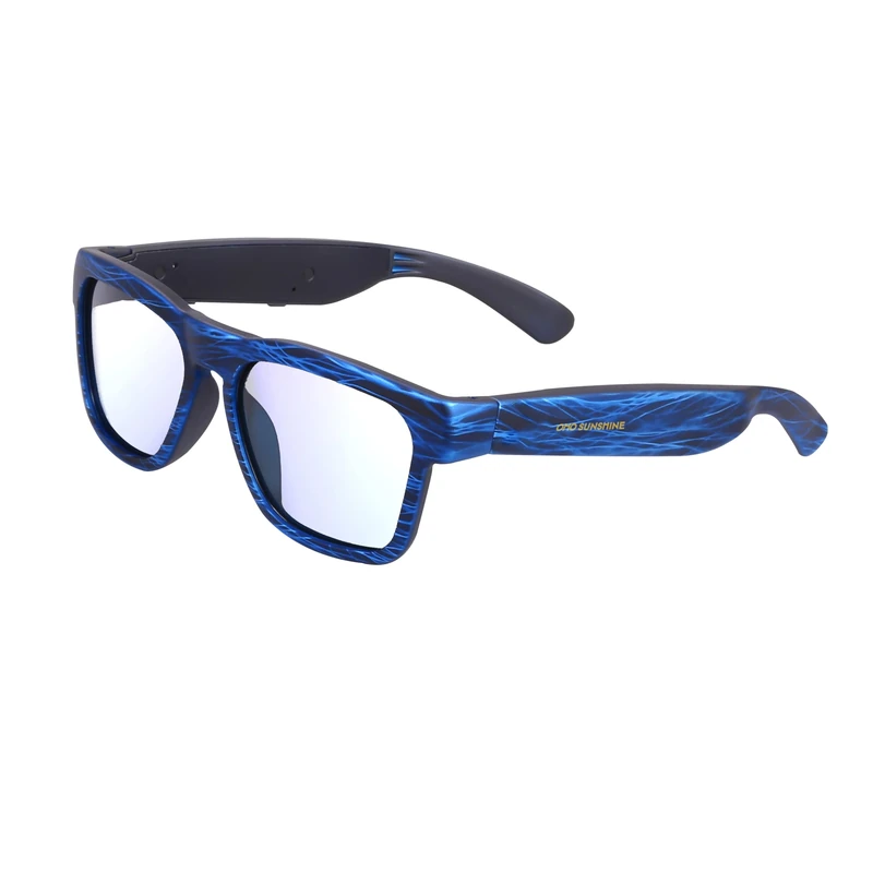 OhO Audio Sunglasses, Voice Control and Open Ear Style Listen Music and Calls with Volumn UP and Down, Bluetooth 5.2 and IP44 Waterproof Feature for Indoor and Outdoor - Image 1