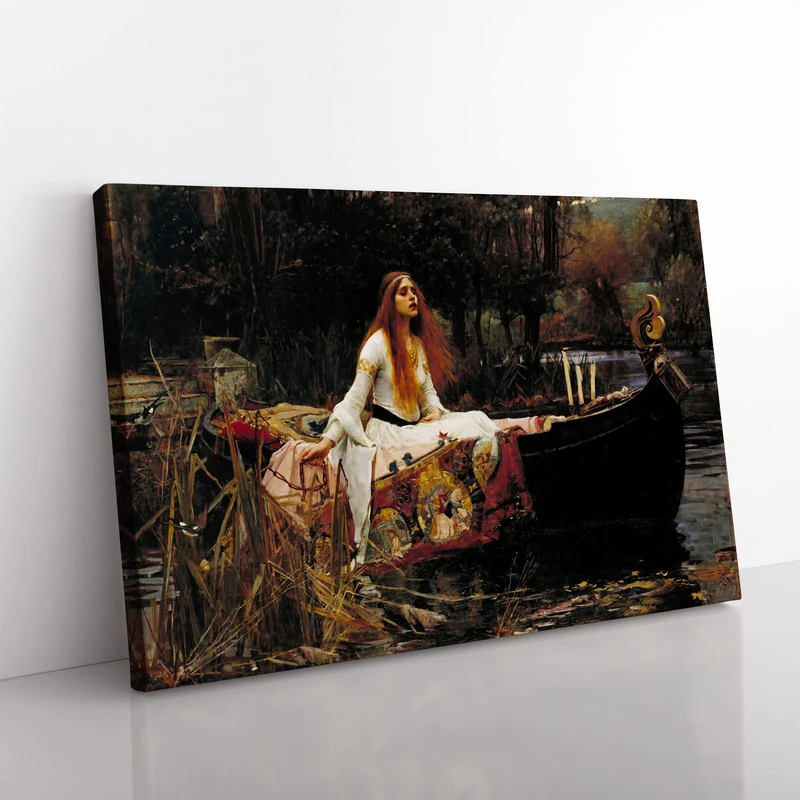 John William Waterhouse The Lady of Shalott Canvas Print 30x20 Inch