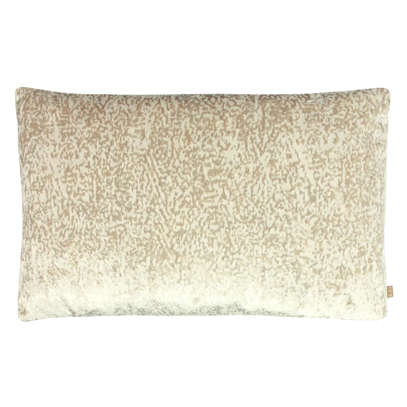 Kai Lynx Feather Filled Cushion, Viscose, Cotton, Polyester, Snow - Image 1