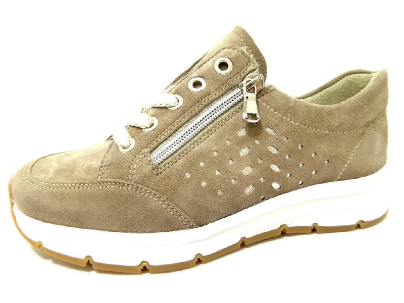 Semler Women's Nicki-H Sneaker, Panna-Silber, 3.5 UK