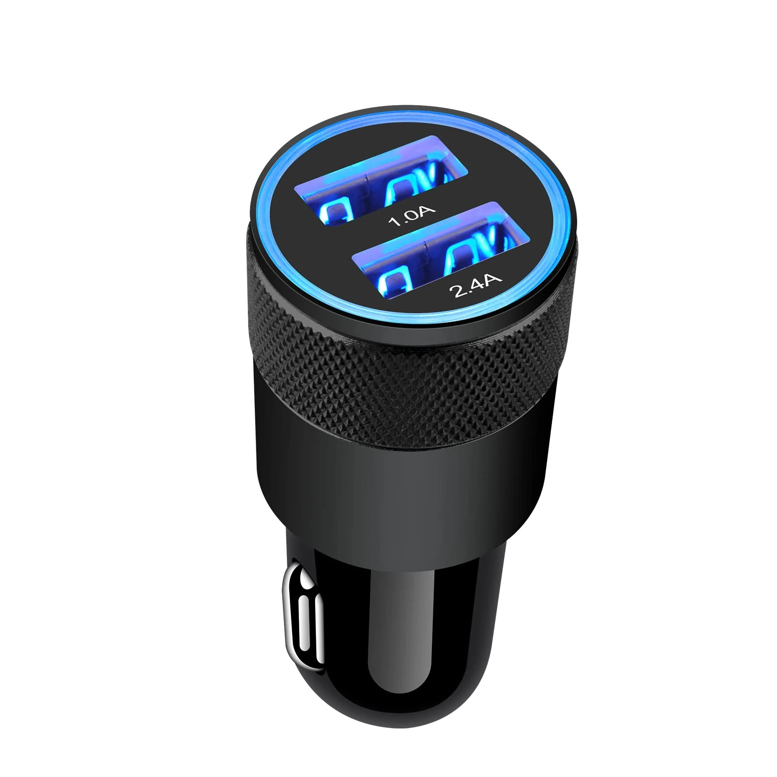 Car Charger Adapter, AILKIN 3.4A Dual Port Cigarette Lighter USB Charger, 12V USB Socket Fast Car Phone Charger for iPhone 17 Pro/16/15/14/13/12, Samsung Galaxy S25/S24/S23/S22/S21/A17/A16/A56/A55/A36