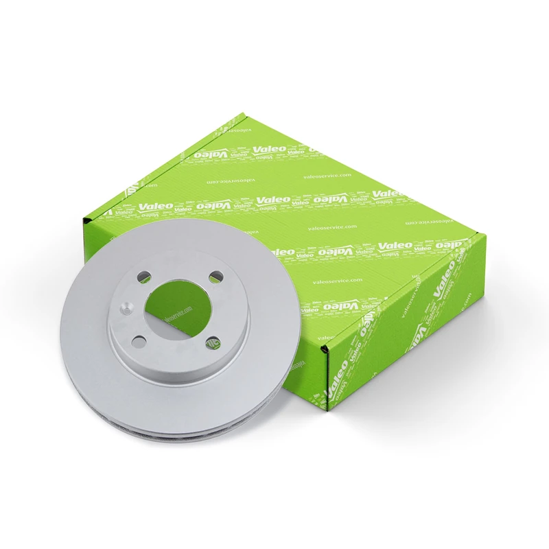 VALEO - Coatedbrake discs - 672558 - Box of 2 ventilated discs - Front axle - Similar to OE design and quality - Valeo, Braking expert since 1923