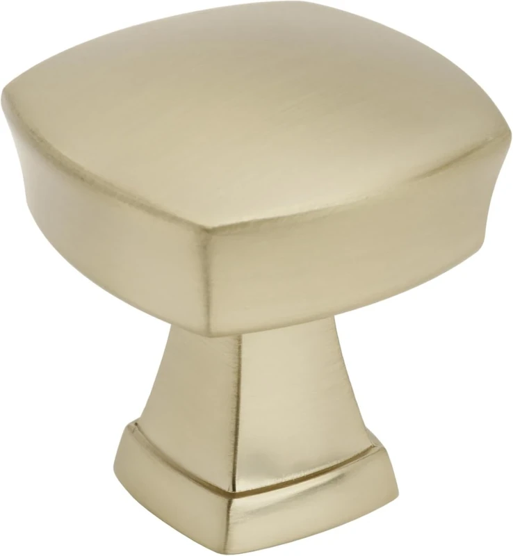 Amerock Stature 1-1/4 in (32 mm) Length Golden Champagne Cabinet Knob - 10 Pack