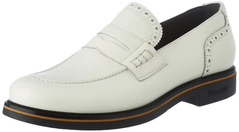 Pollini Men's Scarpa Shoe, Bianco, 10 UK