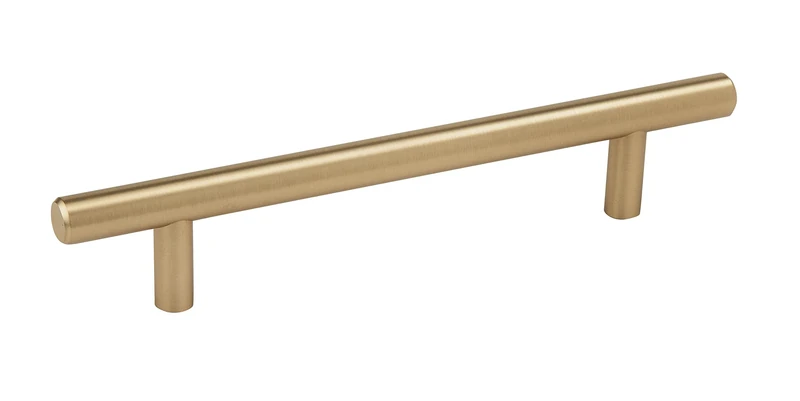 Amerock Bar Pulls 5-1/16 in (128 mm) Center-to-Center Golden Champagne Cabinet Pull - 10 Pack