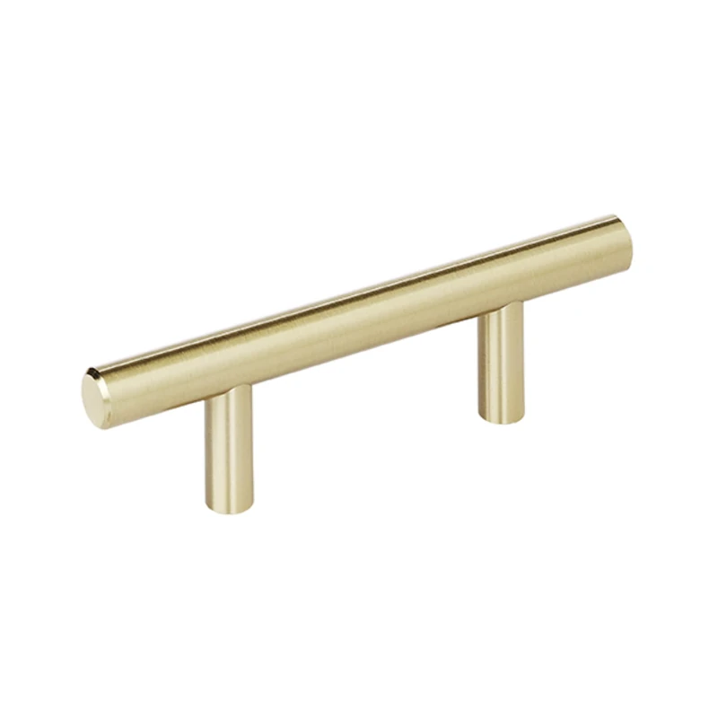 Amerock Bar Pulls 2-1/2 (64 mm) Center-to-Center Golden Champagne Cabinet Pull - 10 Pack