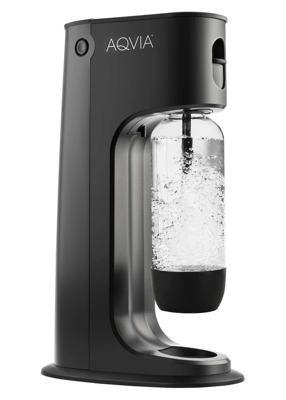 Aqvia Balance sparkling water maker black, incl. BPA-free PET water bottle - Image 1