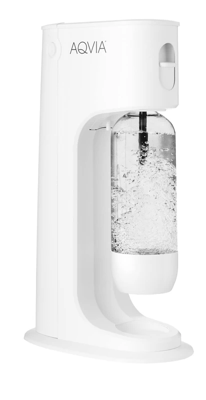 Aqvia Balance sparkling water maker white, incl. BPA-free PET water bottle