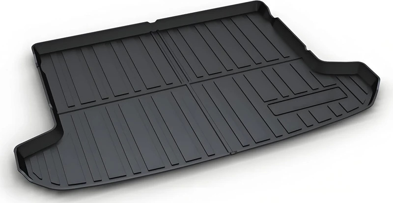 All Weather Rear Cargo Liners Trunk Tray Mats Protector Custom Compatible with KIA Sportage 2017 2018 2019 2020 2021 2022, 3D Waterproof Durable Odorless Flexible Black TPO Accessories