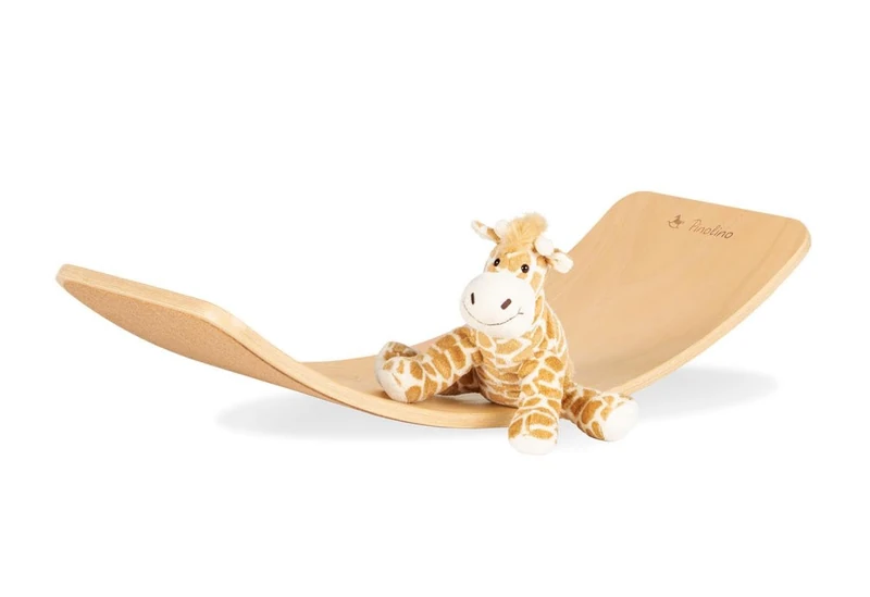Pinolino Kari Balance Boards, Balancing Board Solid Wood Non-Slip Maximum Load 100 kg for Children from 1 1/2 Years