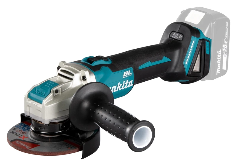 Makita DGA521ZX1 Cordless Angle Grinder 18 V with Slide Switch (Without Battery, Without Charger)