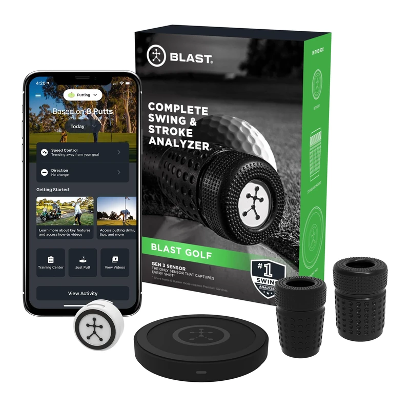 Blast Golf - Complete Swing and Stroke Analyser, Gen 3 Sensor
