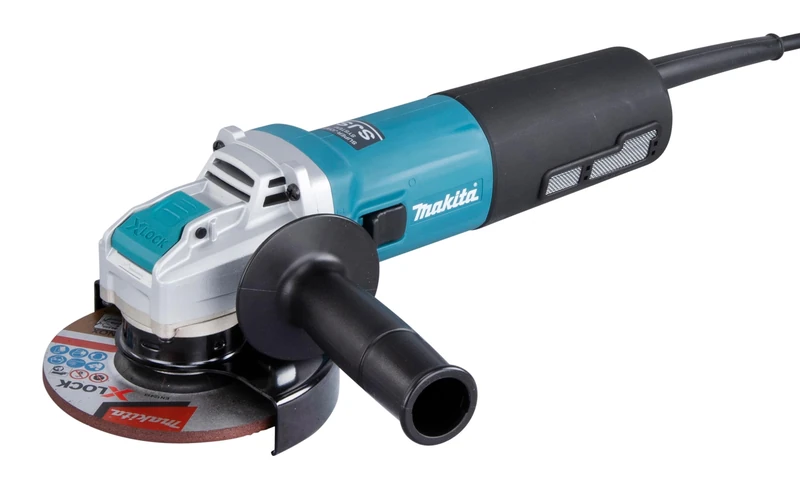 Makita GA5080RX02 X-Lock Angle Grinder 125 mm 1,400 W Including 199710-5 Protective Cover Petrol Blue