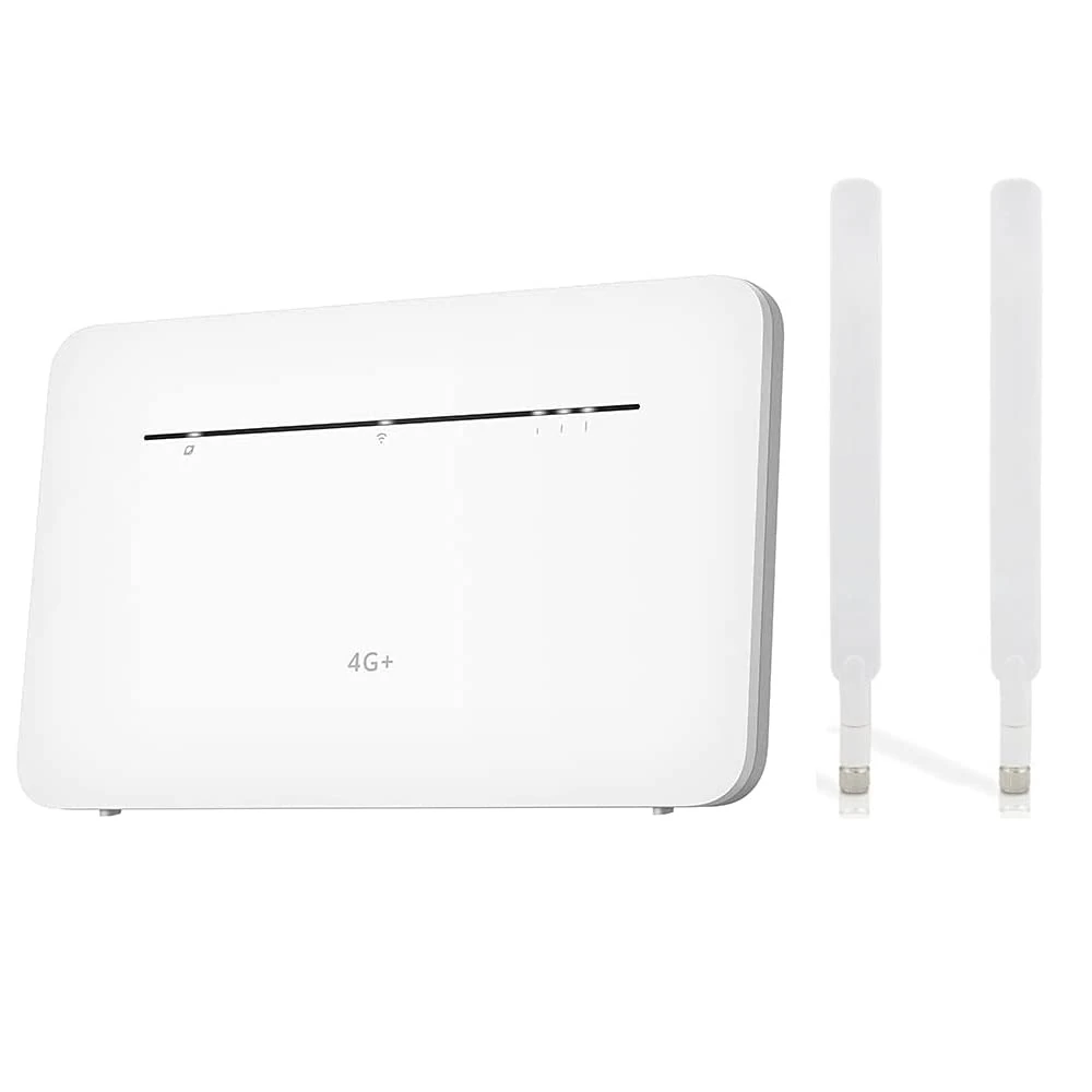 Unlocked B535-333 4G+ Wi-Fi Router (White). 400Mbps. Will work with any Mobile Network Worldwide. Includes 2 x External Antennas