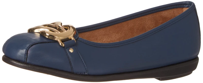 Aerosoles Women's Big Bet Flat Heel, Navy Pu, 9 UK