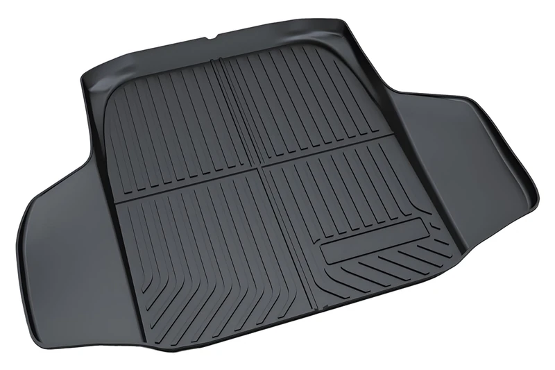 All Weather Rear Cargo Liners Trunk Tray Mats Protector Custom Compatible with 2018 2019 2020 2021 2022 Honda Accord Models, 3D Waterproof Durable Odorless Flexible Black TPO Accessories