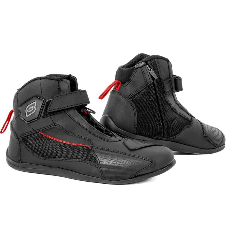OZONE MOTO Unisex's City Boat Motorcycle Boots, Black, 41 EU (7 UK)