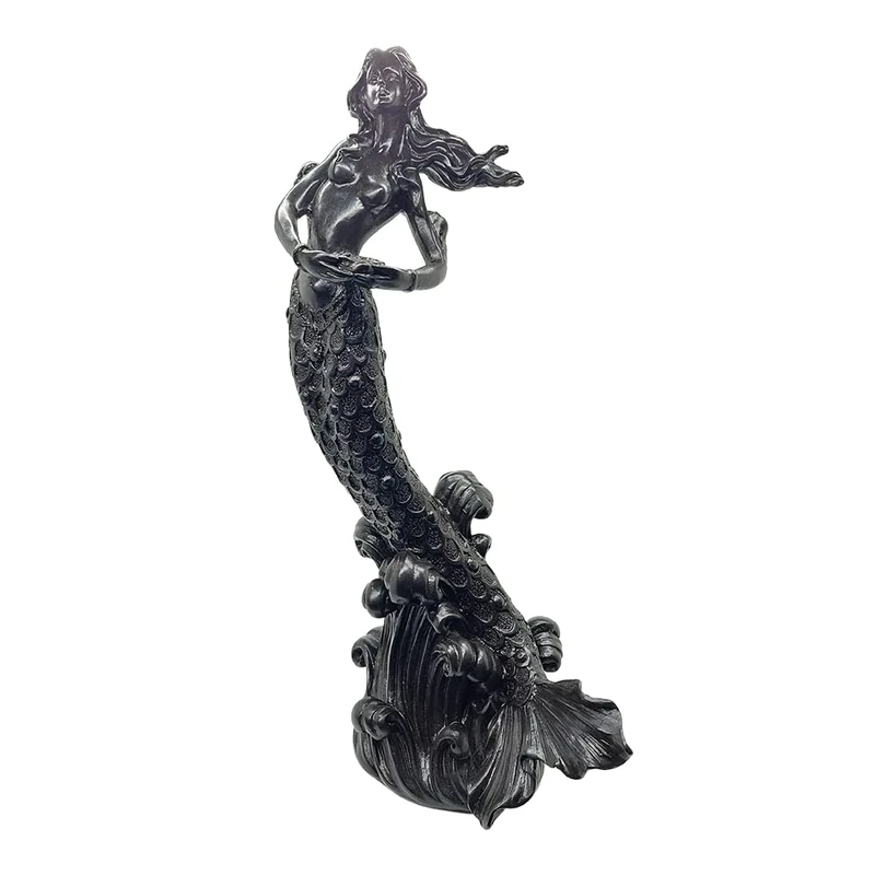 VIE Naturals Resin Figurine, Mermaid