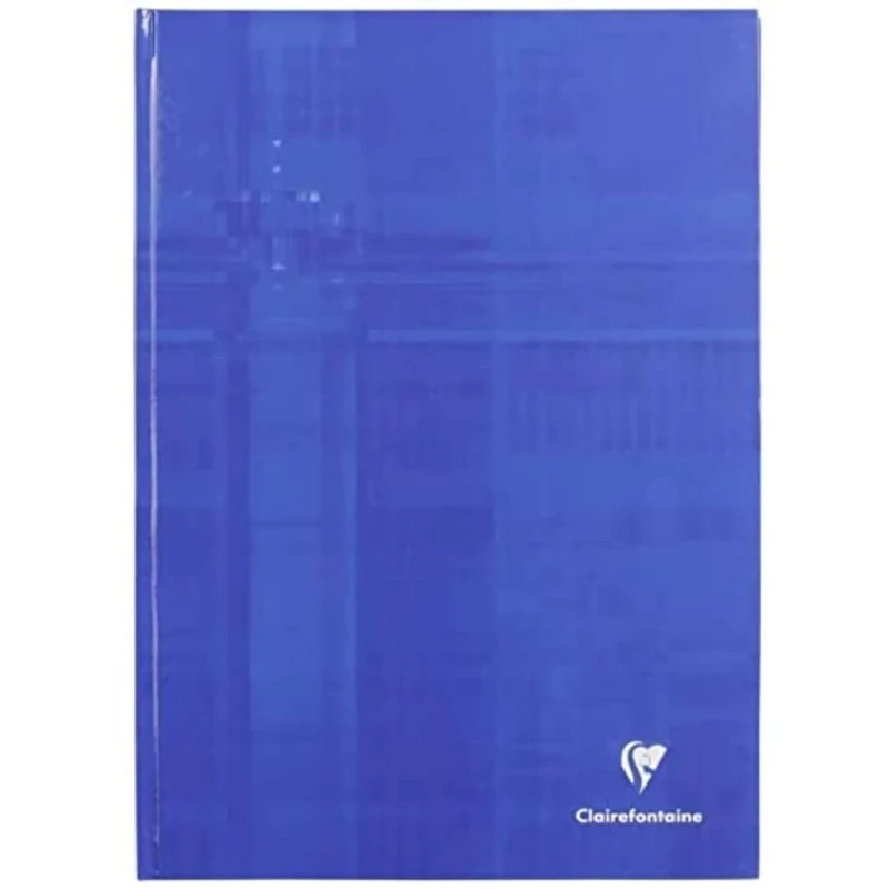 Clairefontaine 984620C A Pack of 10 Stapled Notebooks Koverbook Colourless - 24x32 cm - 48 Pages Small Squares with Margin - White Paper 90 g - Polypro Cover