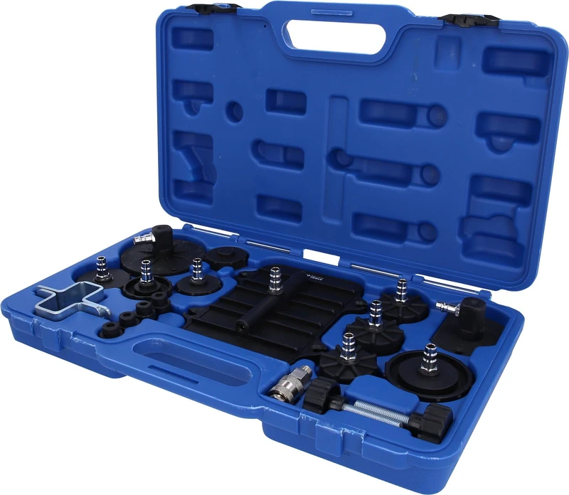 Brilliant Tools BT701220 Universal Brake Bleeding Adapter Set 20 Pieces [Powered by KS TOOLS]